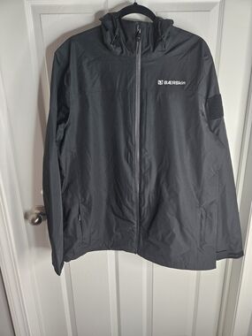 Men's Black Waterproof Hooded Baerskin Tactical Supply Co.   Jacket